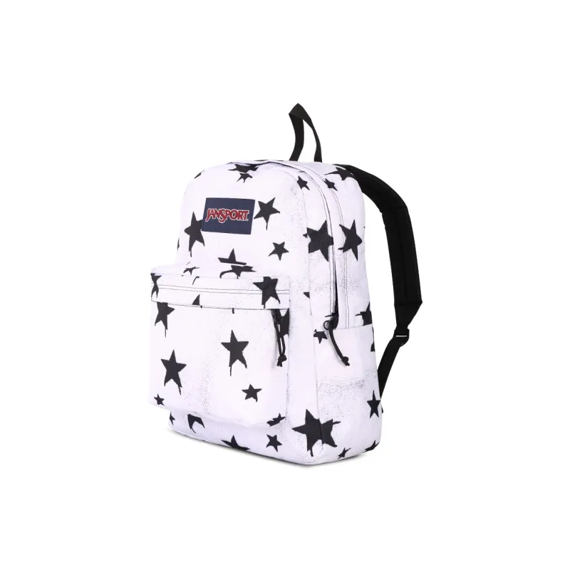 JanSport Fabric Backpack Unisex White Star-1