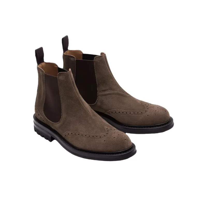 CHURCH'S Mcentyre Short Chelsea Boots Men's Brown-2