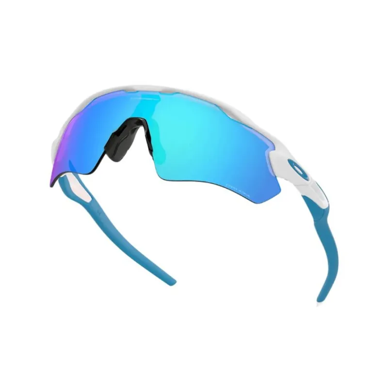 Oakley Plastic Irregular Shape Sunglasses Unisex White-2