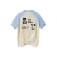 Apricot & Light Blue
