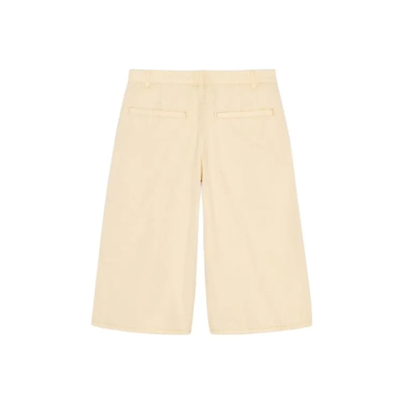 ZARA Denim Shorts Women's Light Yellow-1