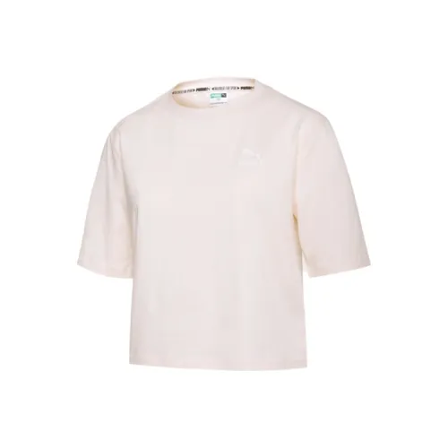 PUMA Crop Tops Women's Pink