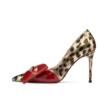 JOOC High Heels Women's Leopard Print