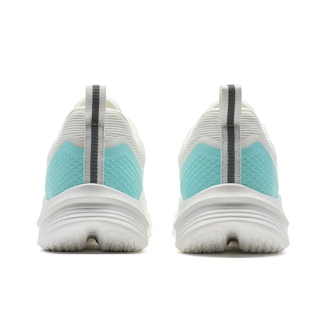 XTEP Feather Anti Slip Wear Resistant Low Top Casual Training Running Shoes Men's Sail White Ice Blue-4