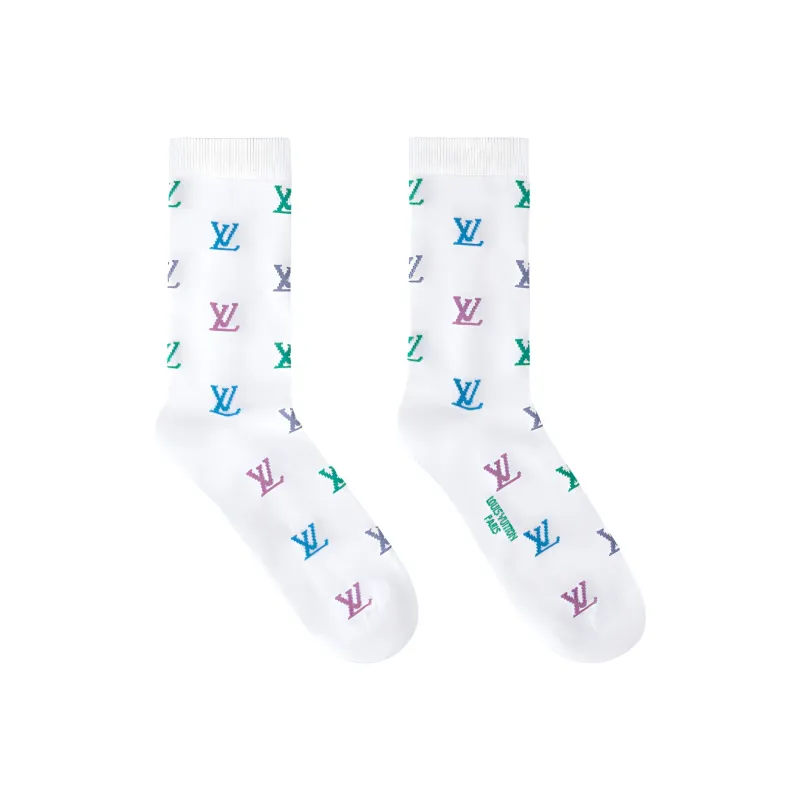 LOUIS VUITTON M7979M Lv Blason Shading Socks-1