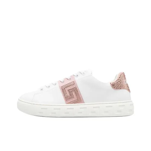 FANSIZHE Low Top Skateboard Shoes Women's White