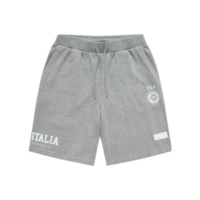 FILA FUSION Casual Shorts Men Silver Moon Heather Gray-0