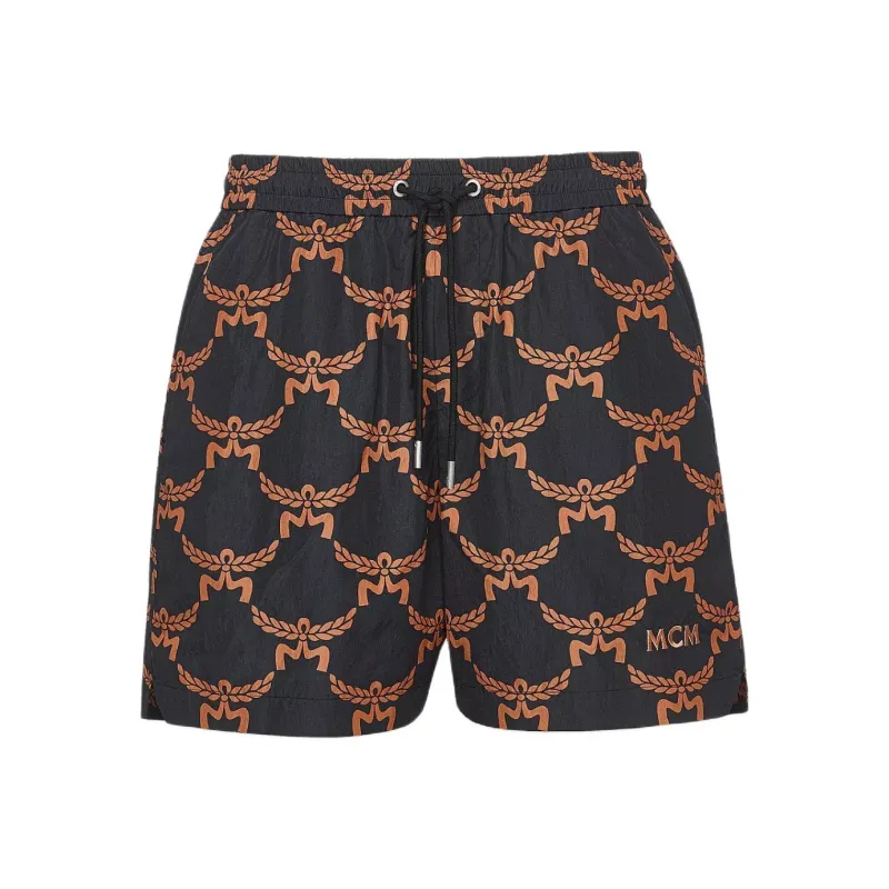 MCM SS24 Casual Shorts Unisex Black-0