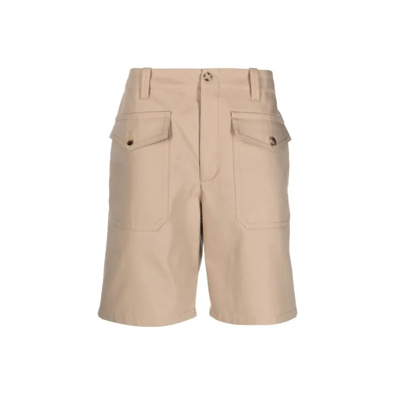 Alexander McQueen Pocket Detailed Bermuda Shorts-0
