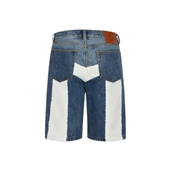 EVISU Denim Shorts Unisex Denim Blue