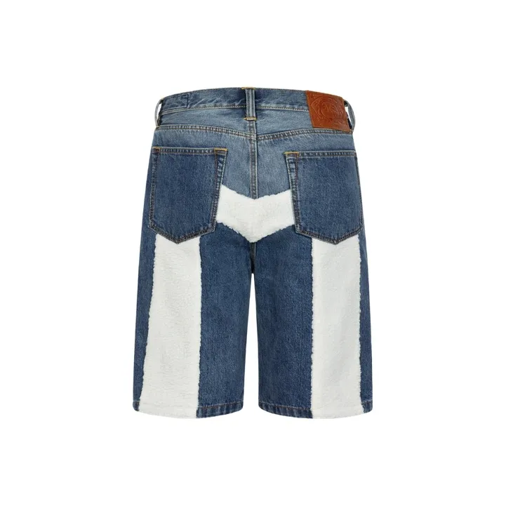 EVISU Denim Shorts Unisex Denim Blue-0
