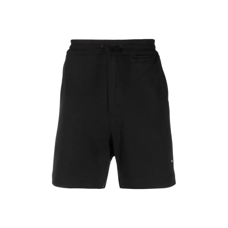 Y 3 Logo Printed Drawstring Track Shorts-0