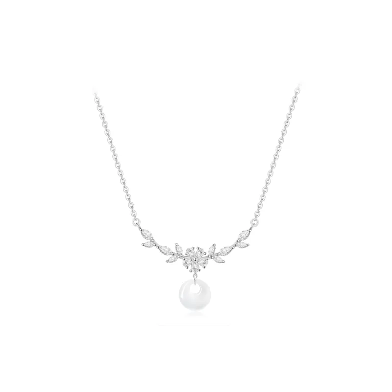 JOYDINNY Chalcedony Necklaces Women's-0