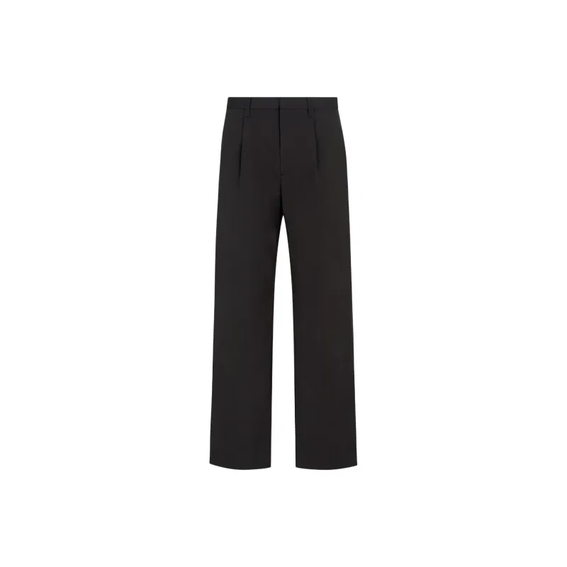 EMPORIO ARMANI Technical Fabric Trousers With Zip Pocket-0