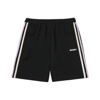 Nerdy Casual Shorts Unisex Black