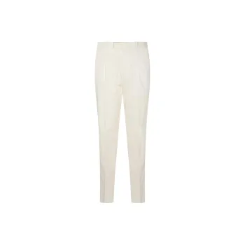 Ermenegildo Zegna Straight Leg Pleated Chino Pants