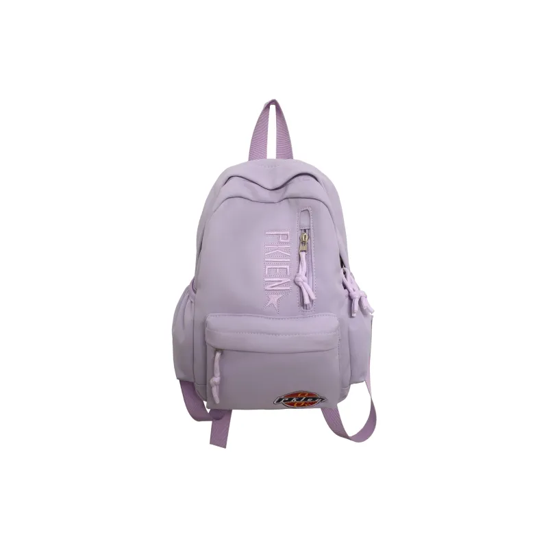 GEERDUN Nylon Backpack Unisex Black/Pink/Violet/Yellow/Khaki/Green/Light Blue-6