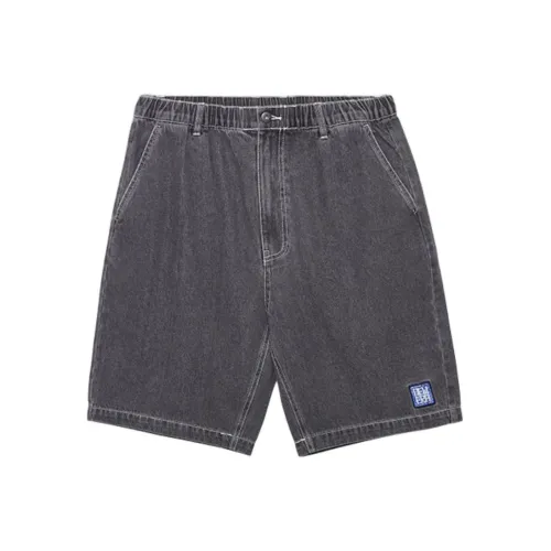 New Era FW24 Denim Shorts Unisex Gray
