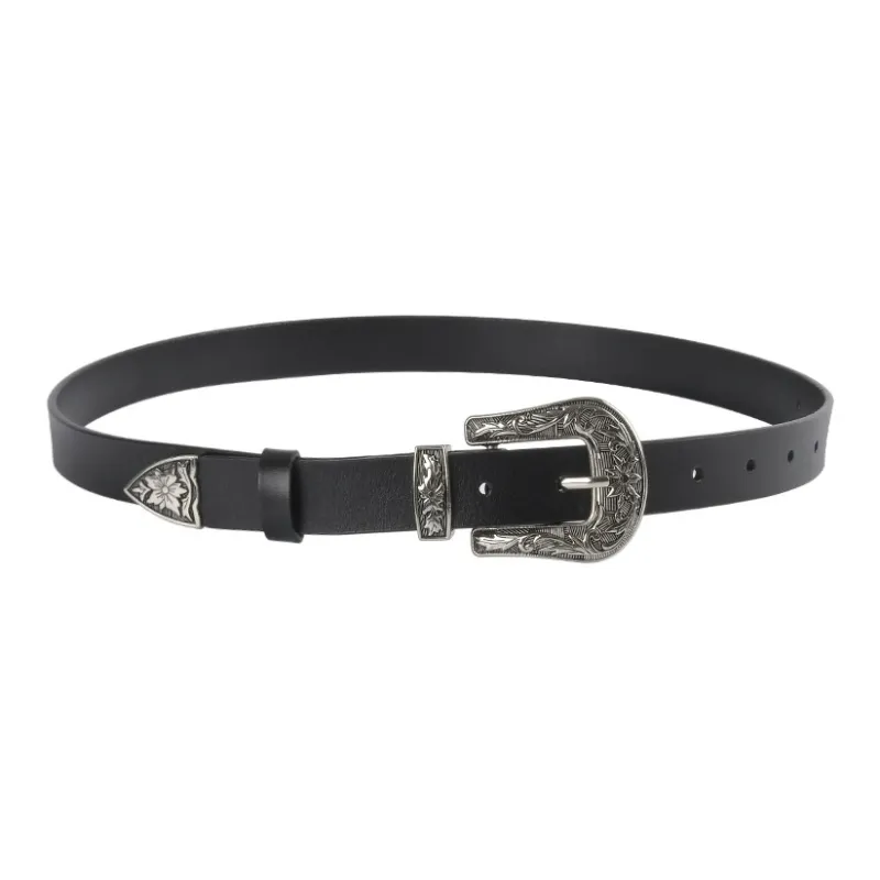 ASTAR HADES Cow Leather Belts Unisex 2.3cm-4