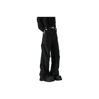 DJ.SPIRIT Casual Pants Unisex Black
