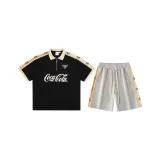 Clothing Sets (Black Top+Heather Gray Pants)