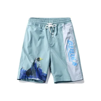 Guuka Casual Shorts Men Light Green