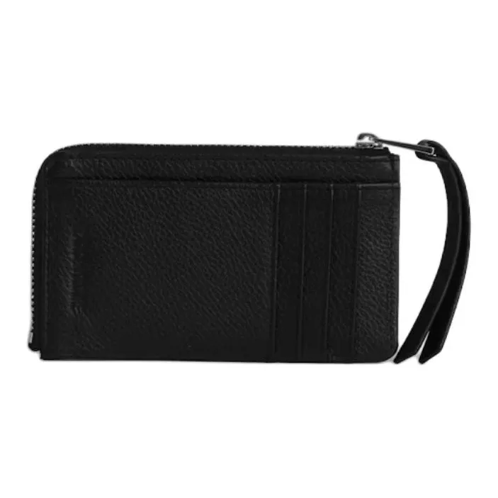 Zadig & Voltaire Cow Leather Card Holder Women's Black-1