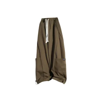 HOKLV Casual Pants Unisex White