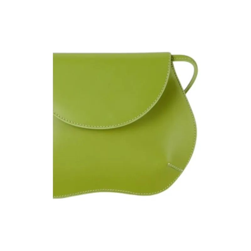 Little Liffner Cow Leather Shoulder Bag Mini Women's Green-3