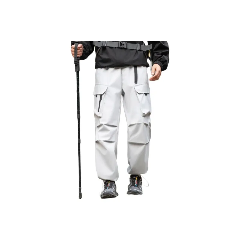 Mulinsen Casual Pants Unisex Camouflage Army Green-14
