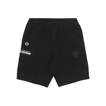 Aape Logo patch Cotton Bermuda Shorts