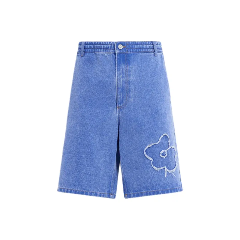 MARNI Patch Denim Shorts-0