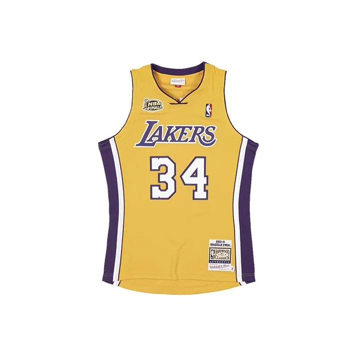 Mitchell Ness 'LA Lakers 00 Shaquille O'Neal' Authentic Jersey Vest Top-0