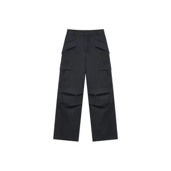 OPICLOTH Casual Pants Unisex Gray