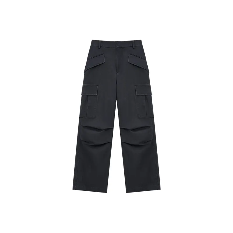 OPICLOTH Casual Pants Unisex Gray-0