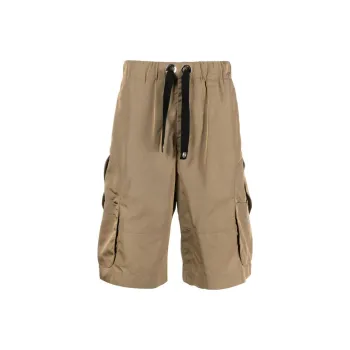VERSACE Logo Printed Drawstring Shorts
