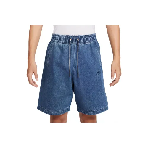 Nike Alumni Denim Shorts Men's Medium Blue