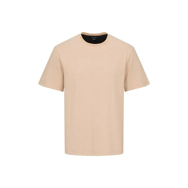 URBAN REVIVO T Shirt Men's Pink Orange-0