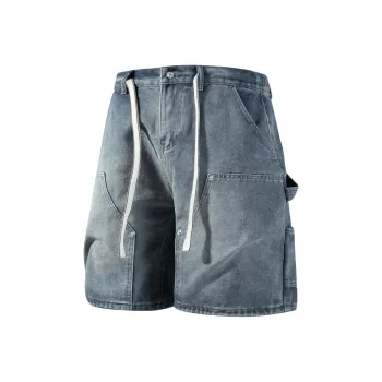 REDU Denim Shorts Unisex Blue