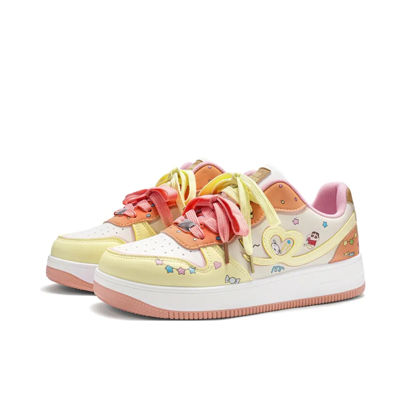 Crayon Shinchan Anti Slip Wear Resistant Low Top Skateboard Shoes Unisex-9