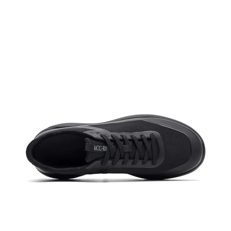 ACEMICKY Slip Resistant, Abrasion Resistant, Moisture Wicking Low Top Casual Shoes Men's Black-2