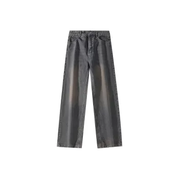 WARNING LIGHT Jeans Unisex Rusty Red