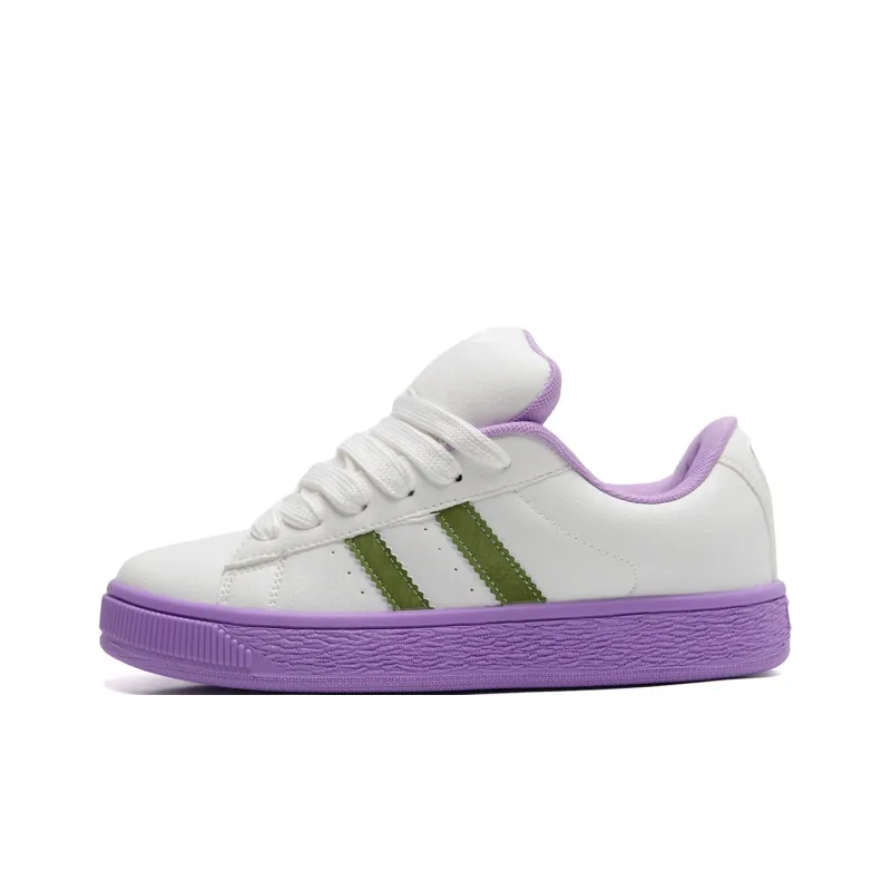 Z.SUO Skateboard Shoes Unisex Low Top White-11