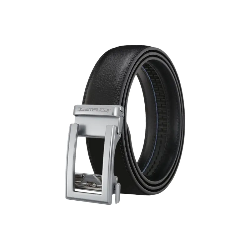 JEANSWEST Cow Split Leather Belts Men's 3.5cm-2