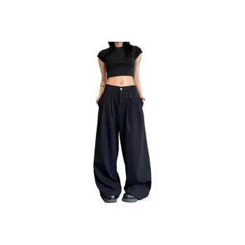 DARK HORSE Casual Pants Unisex Ink Black