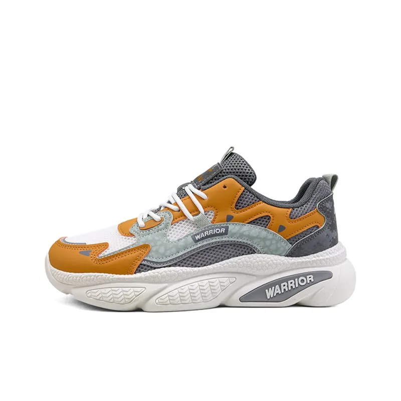 Warrior Abrasion Resistant Lightweight Height Increasing Low Top Chunky Sneakers Men's-14