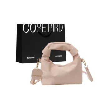 CORE BIRD PU One Shoulder Handbags Women's Pink/White/Silver/Black
