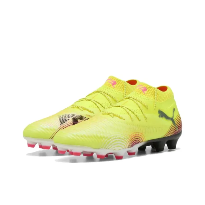 PUMA Future 8 Ultimate Artificial Ground Anti Slip Wear Resistant Soccer Shoes Unisex Yellow-2