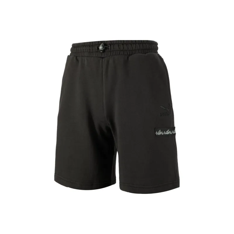 PUMA Humming 3,SS23 Chinese Culture Tribute Series Casual Shorts Unisex Black-0