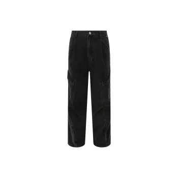 CHINISM Casual Pants Unisex Black